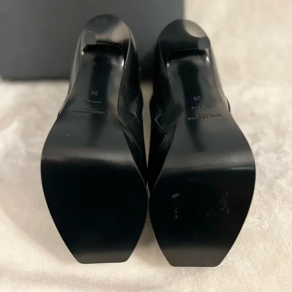 Saint Laurent Black Tribute Ankle Booties, Size 6 US, 36 EU - Picture 6 of 11